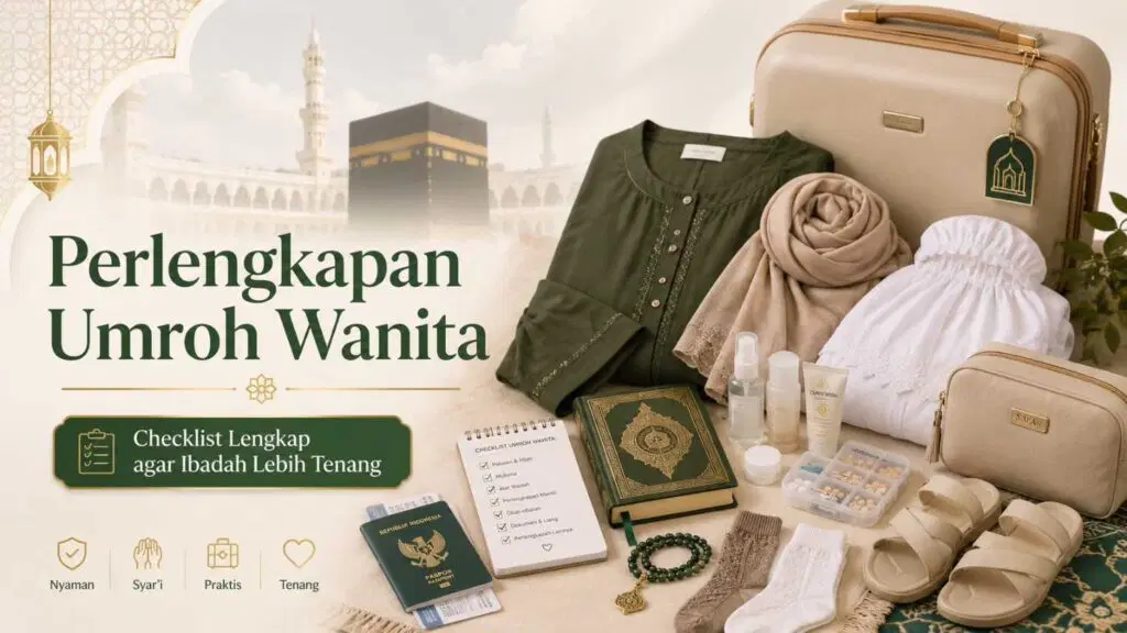 Barang Bawaan Wajib untuk Jamaah Umrah Perempuan