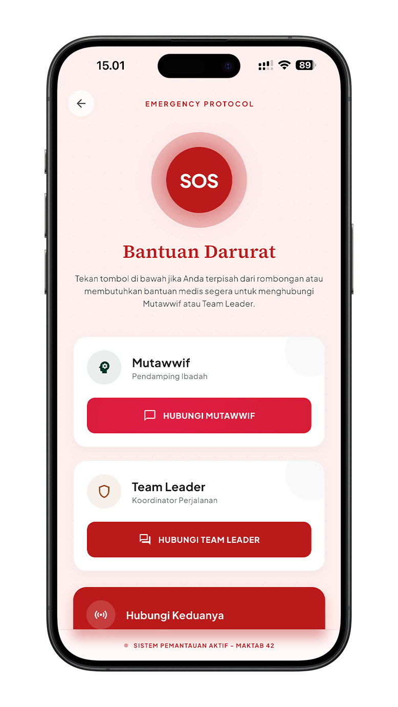 Fitur SOS/Bantuan